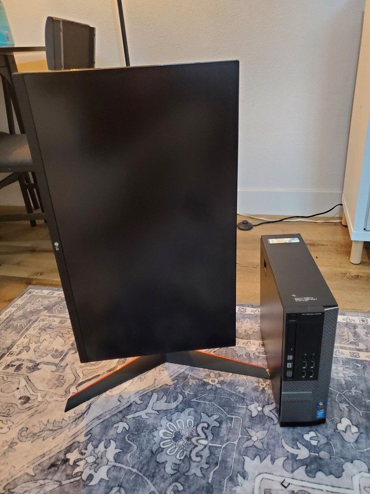 Dell PC i5 12 Ram 27" LG HQ MONITOR