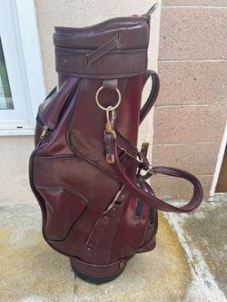 Vintage Voit Leather Golf Bag