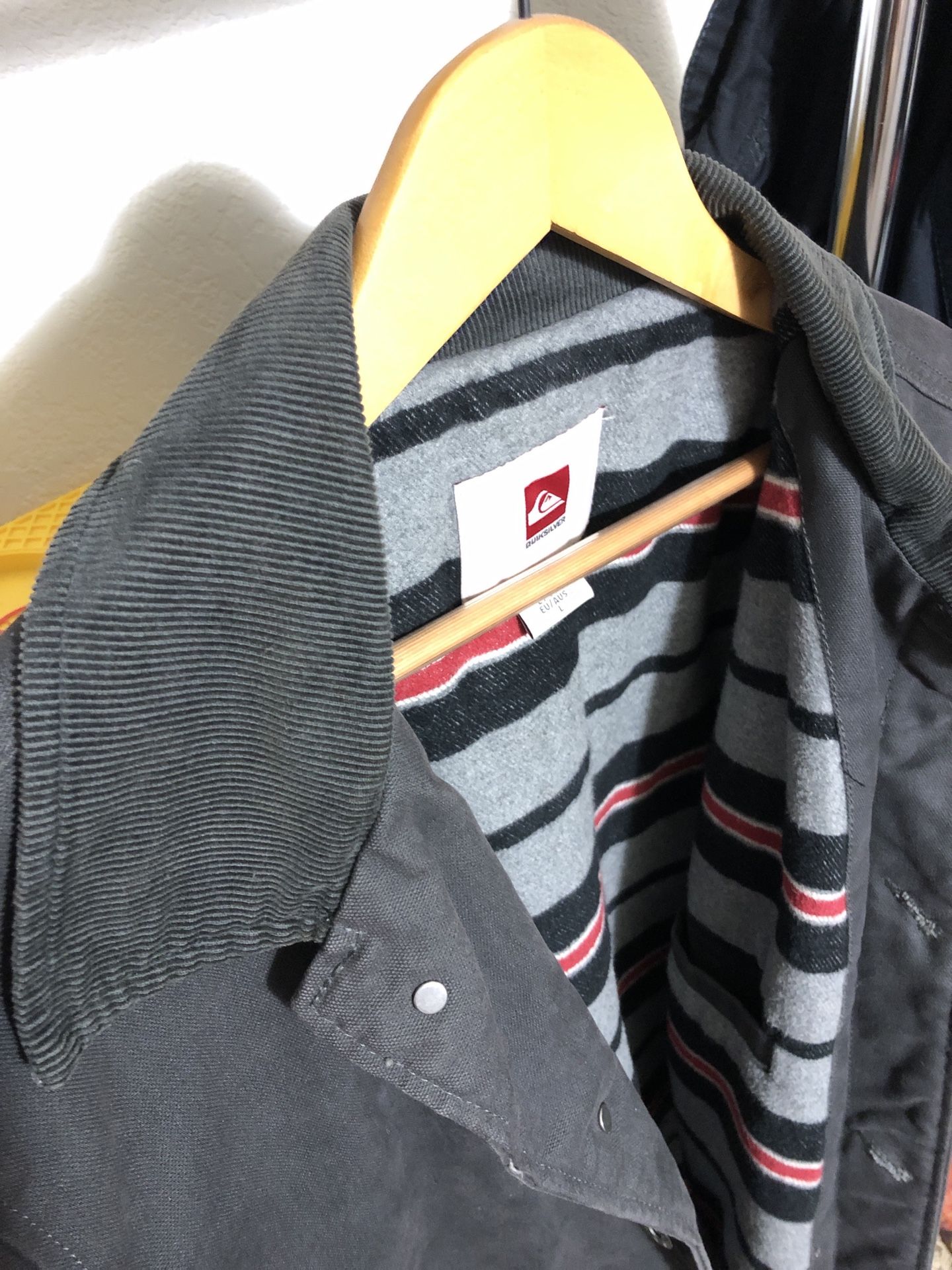 Quiksilver Canvas Jacket – Lined, Rugged Look – $30