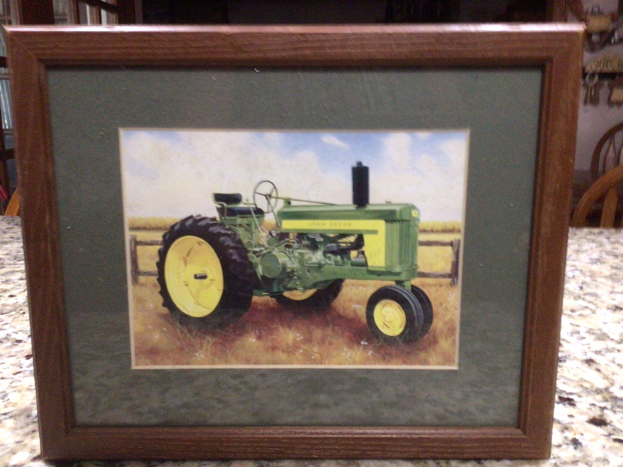 3) John Deere Framed Prints