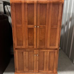 Free Entertainment Center W/shelves 