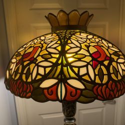 Vintage Tiffany Style Floor Lamp 