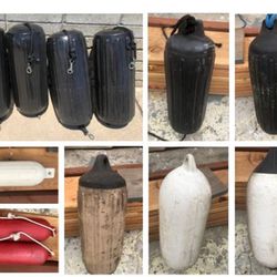 Boat fenders / bumpers: Taylor Made and Majoni Star