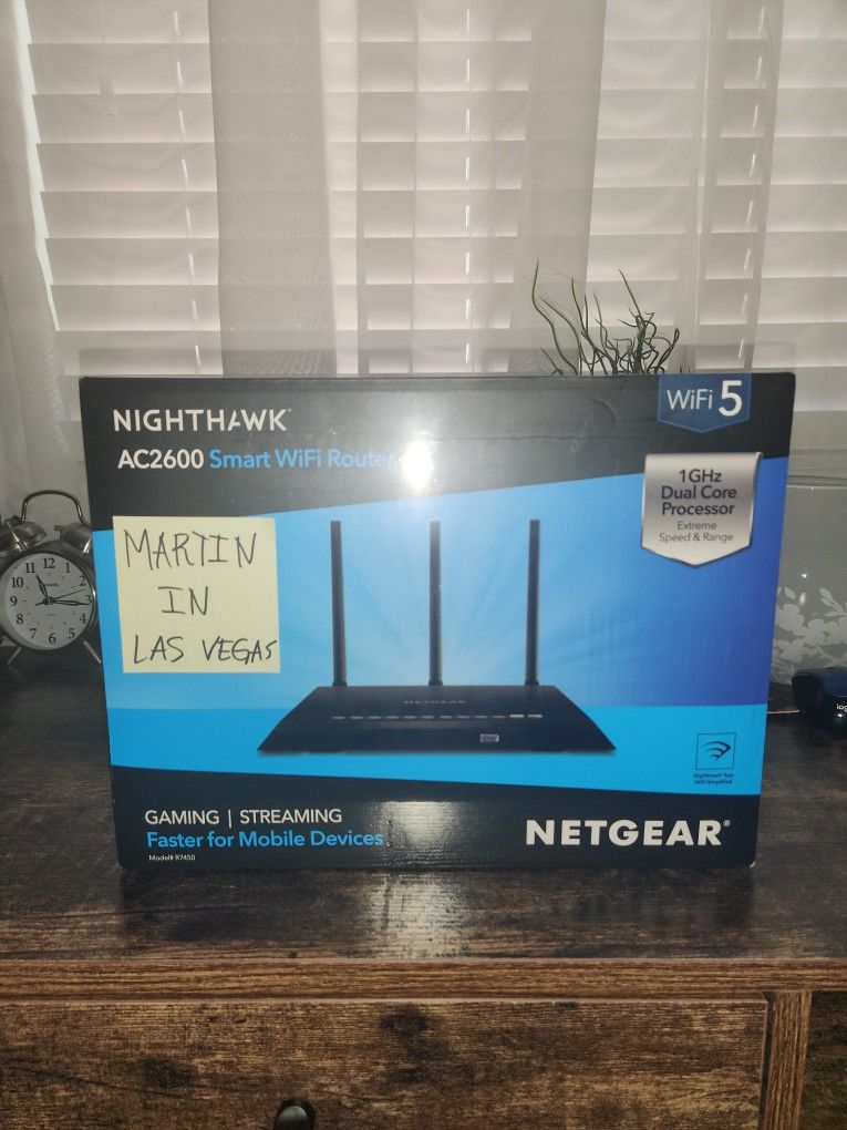 Netgear Nighthawk AC2600 WLAN-Router – MU-MIMO, Bis Zu 2,6 Gbit/s, Mit App-Steuerung
