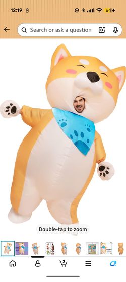 Shiba Inu Inflatable Costume for Kids