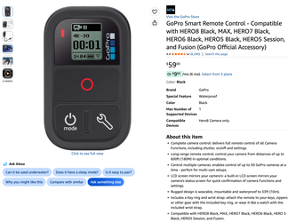 GoPro Smart Remote Control – Official Accessory