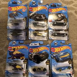 12 different Hot wheels Bat Mobile’s