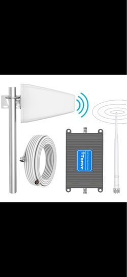 Tonve Cell Phone Signal Booster 5G 4G LTE | FCC Approved | Up to 5,000 sq ft Coverage | Works with AT&T, T-Mobile, Verizon