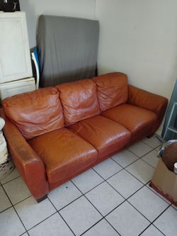 Genuine Leather Couch Set