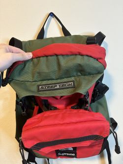 SS16 Supreme x The North Face Steep Tech backpack black TNF bag  