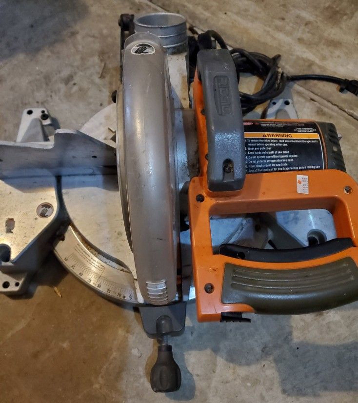 Saws.    Rigid Miter Saw  10" 