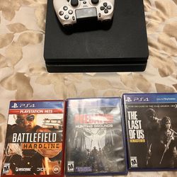 PS4 Slim 1TB And 3 Games 