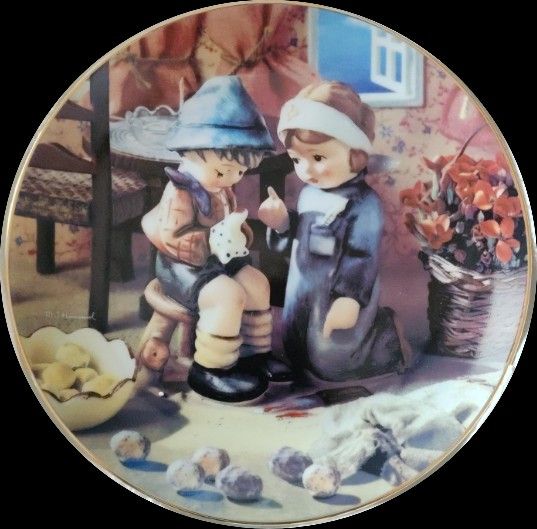 Hummel Collector Plate "Tender Loving Care” Little Companions by Danbury Mint