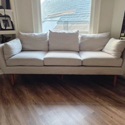 Coryon 3 Seater Sofa with Nailhead Trim, Accent Sofa