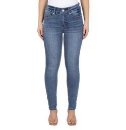 SEVEN7 WOMEN'S  TUMMYLESS JEANS, HIGH RISE SKINNY MARS