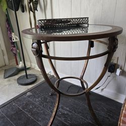 End Table With Mirror