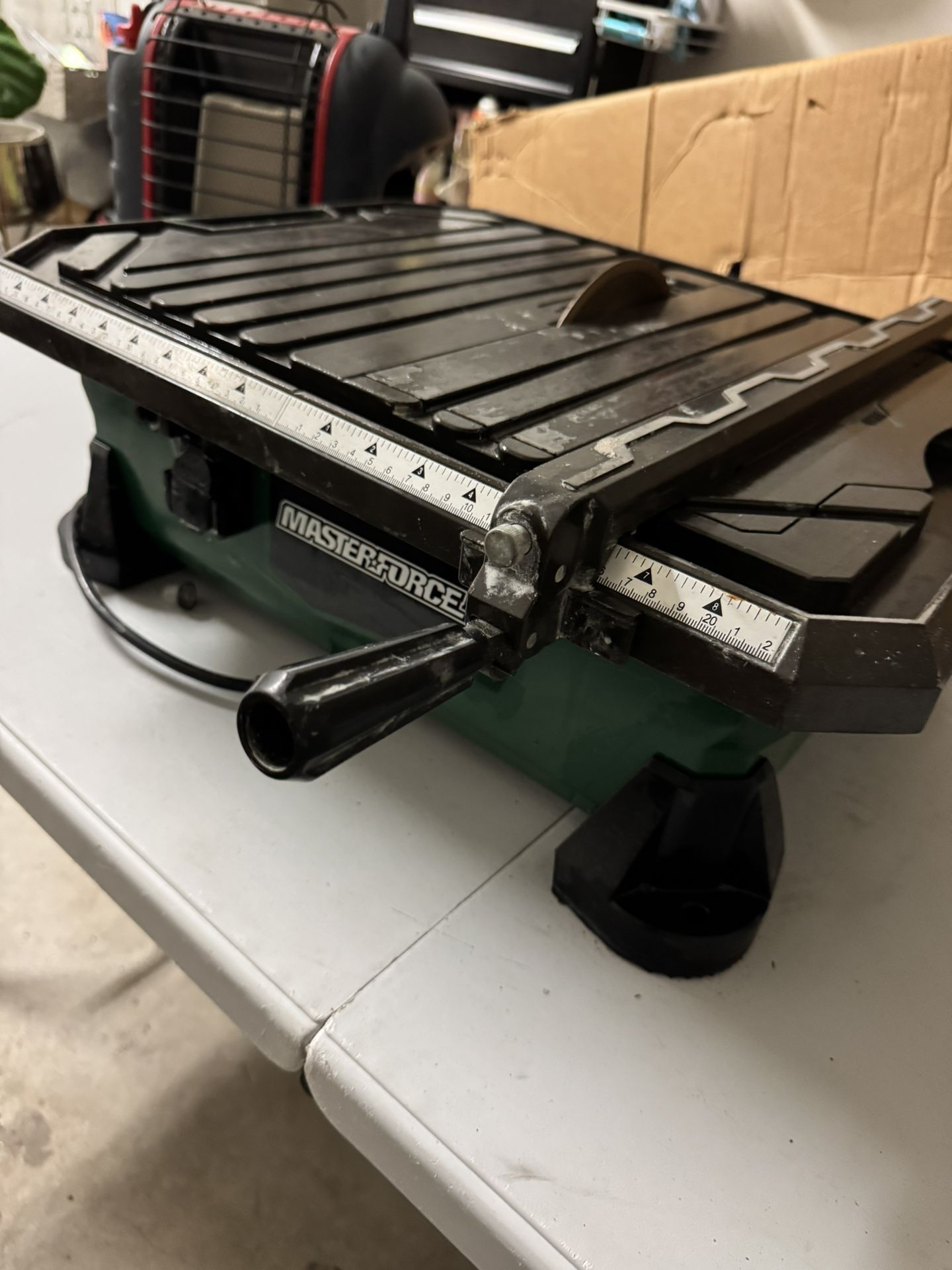 7" 3600 RPM Wet Tile Saw MASTERFORCE