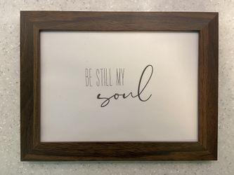Be Still My Soul Wall Decor