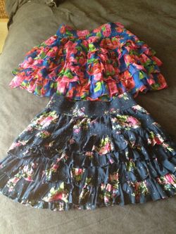 Abercrombie ruffle skirts