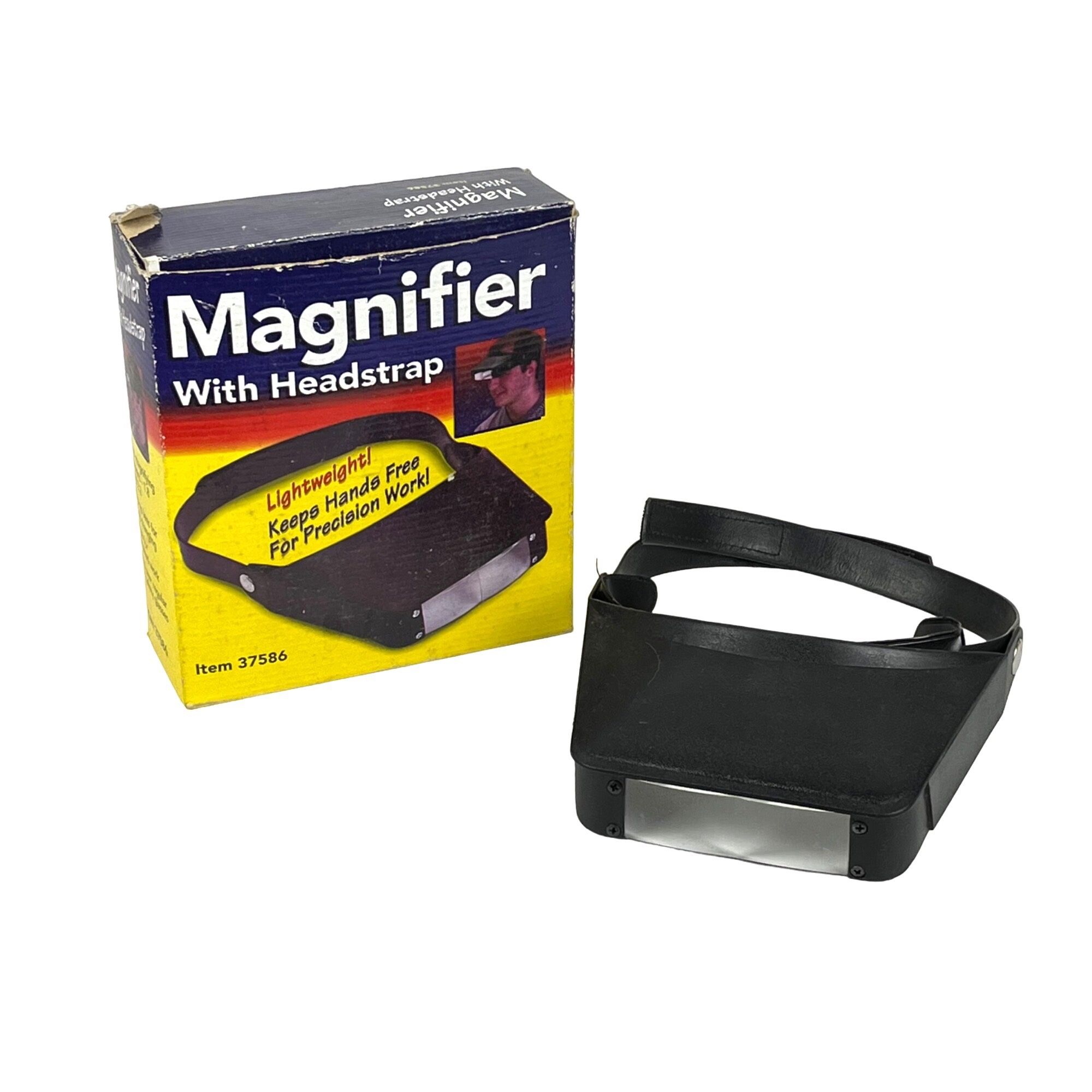 Magnifier with Headstrap Lightweight and Hands Free Harbor Freight 37586
