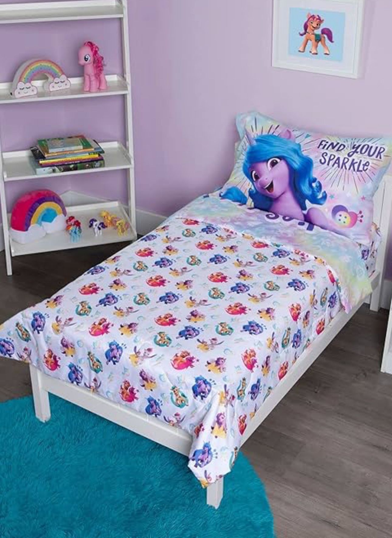 Brand New My Little Pony Crib/Toddler Bedsheet Set