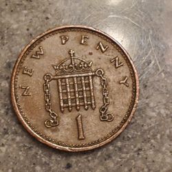1971 New Penny Foreign Coin