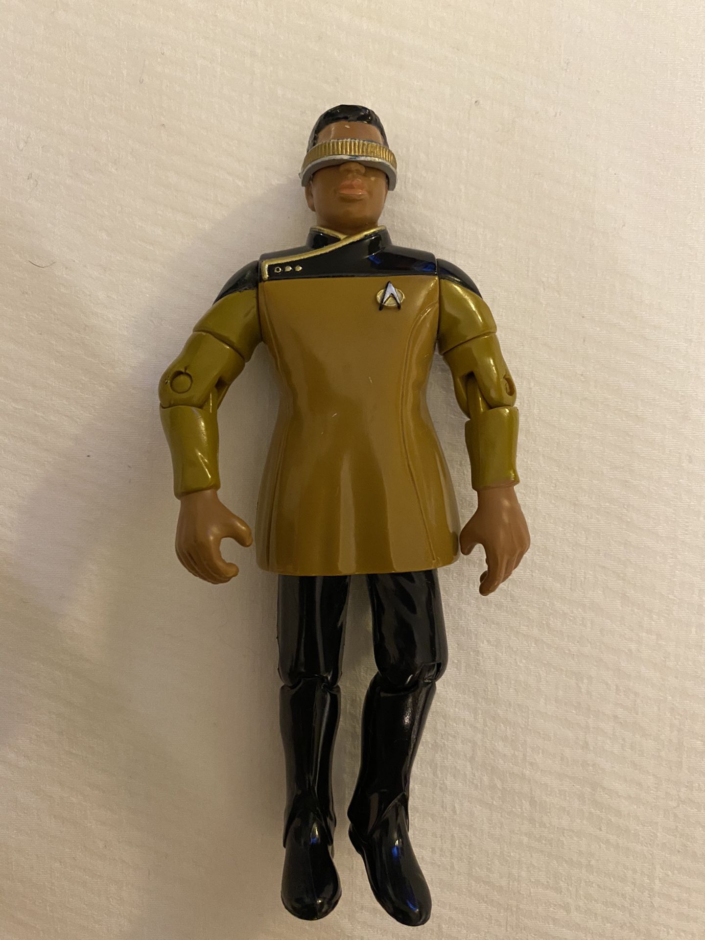 1993 Lt Commander Geordi Laforge 4.5” Action Figure Star Trek Playmates Toys