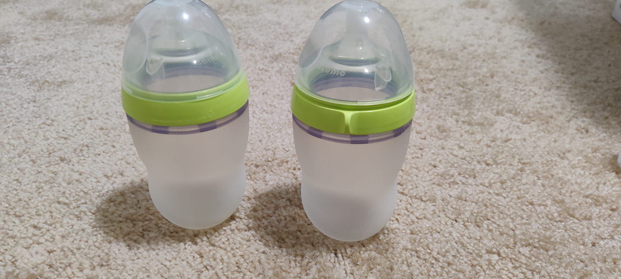 2 Comotomo Bottles For Baby - Rarely Used  