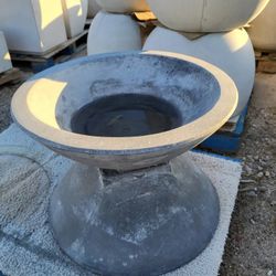 24" CEMENT BOWL PLANTER POTS $180 EACH