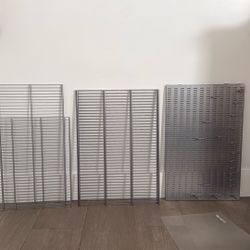 Elfa Ventilated Racks Platinum 