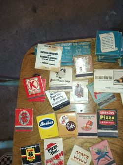  Collectible Match Books $10 For All