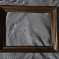 Vintage 15x11 Solid Wood Picture Frame