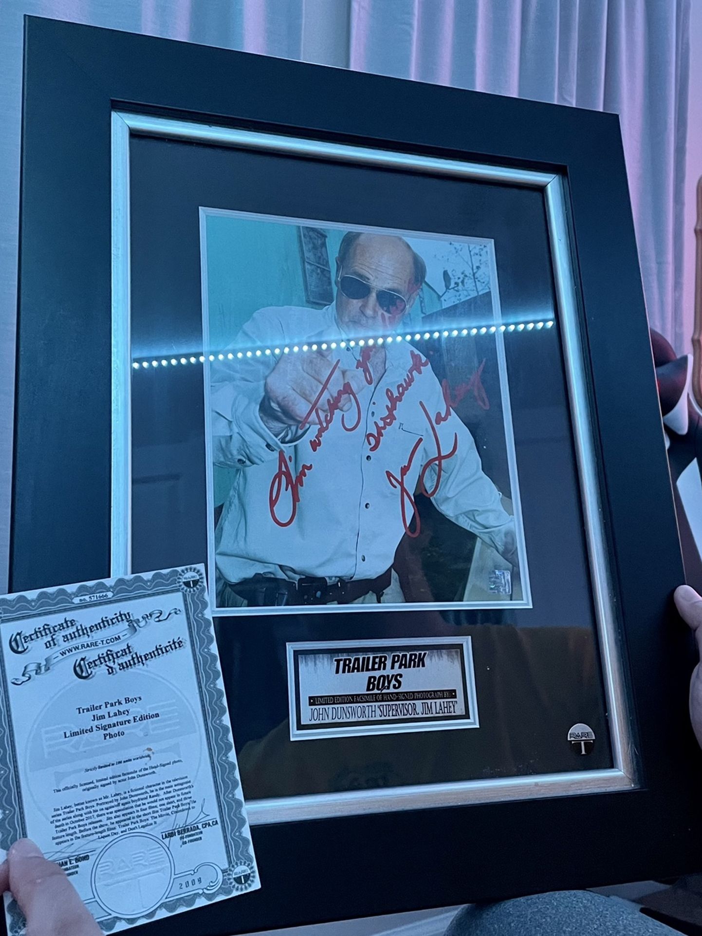 Signed Portrait Of Jim Lehey from Trailer Park Boys (John dunsworth)