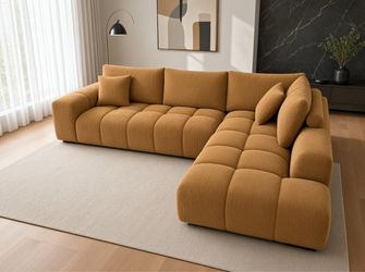 Mid-century modern 119 inch sectional sofa couch Mid-century modern 119 inch sectional sofa couch