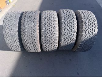(5) 315/70R17 BFGoodrich All Terrain