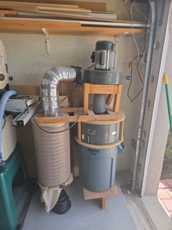 Woodworking Dust Collector with Canister Filter