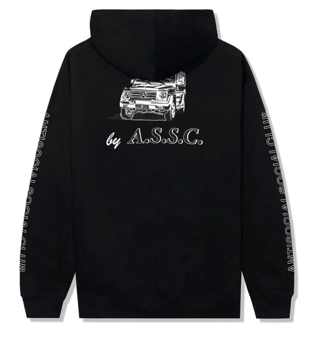 ASSC Anti Social Social Club Berlin Hoodie Black sz: Lrg NWT