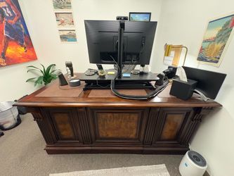Wooden Office Desk (traditional executive)