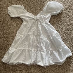 Baby Doll White Dress 