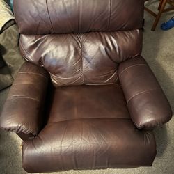 Leather Recliner Medium