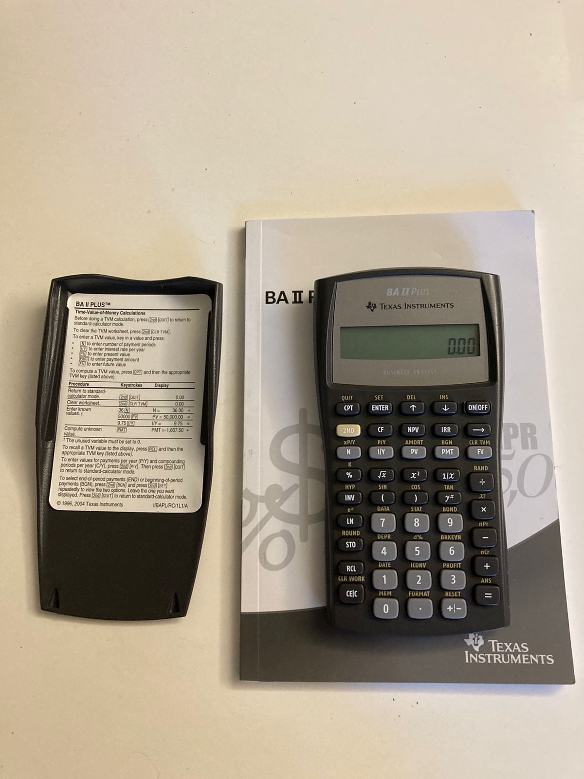 Texas Instruments BA II PLUS - Financial Calculator