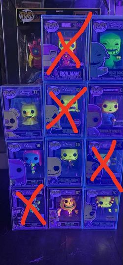 Black Light Funko POP! Collection – $10 Each