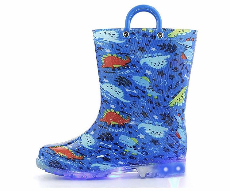 Boys dinosaurs rain boots / light size 1