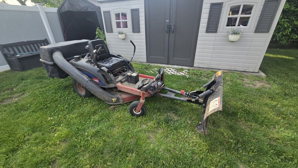 Toro Zero Turn Mower And Plow