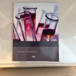 Chemistry 112 Lab Manual (CBU)