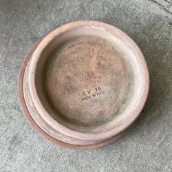 Terra Cotta Clay Saucer