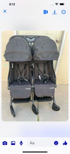 MOMPUCH DOUBLE STROLLER