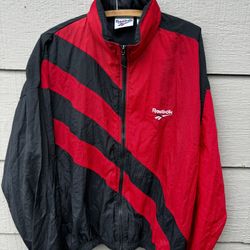 Vintage Y2k Reebok fleece jacket 