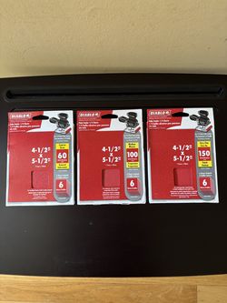 Diablo 4-1/2" x 5-1/2" Sandpaper Sheets (6 Pack) - Brand New