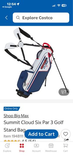 Big Max Summit Cloud Six Par 3 Golf Stand Bag